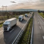 Commercial trucks traveling on South African highway, showcasing the type of vehicles that require truck insurance vs. fleet insurance protection
